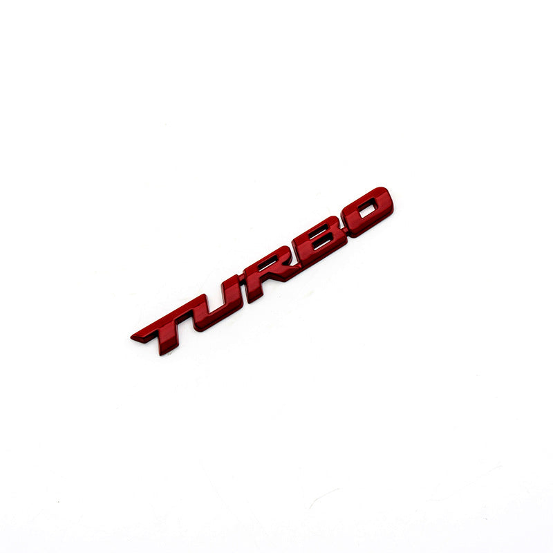TURBO TURBO 3D Stereo Car Sticker