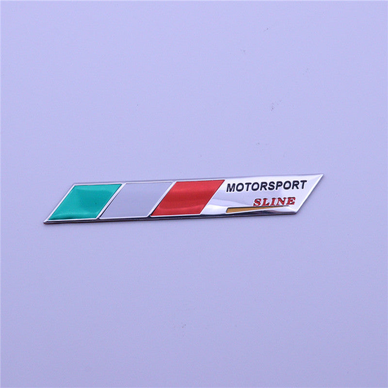 National Flag Metal Car Sticker