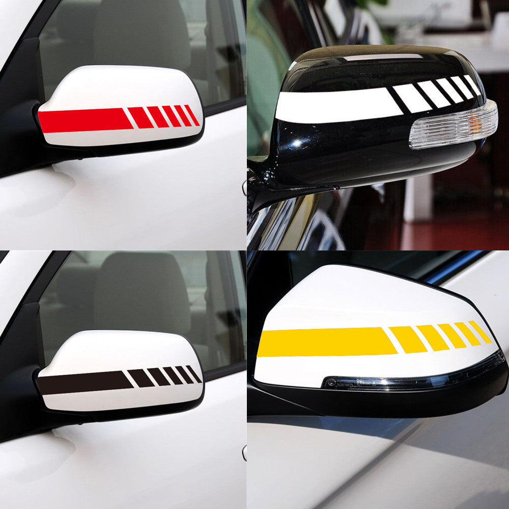 Rearview mirror car sticker