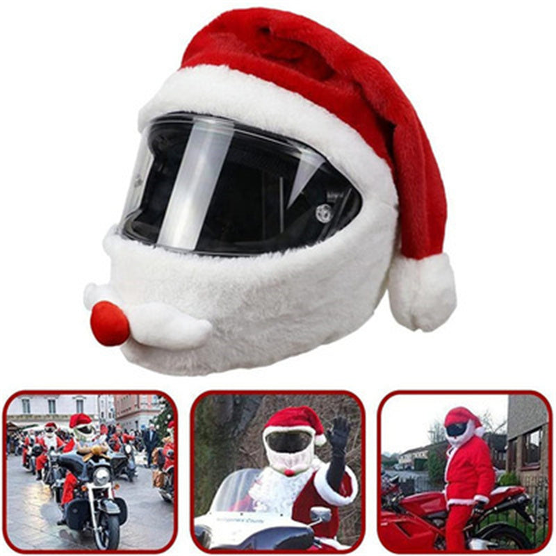 Outdoor Funny Santa Claus Motorcycle Helmet Hood