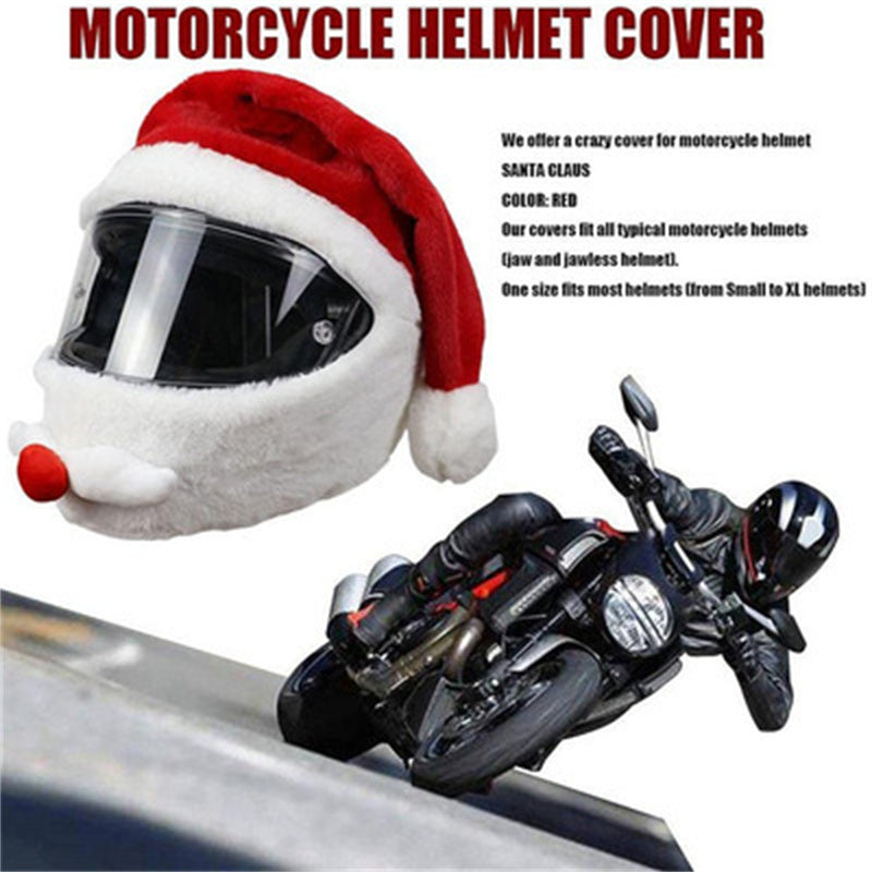 Outdoor Funny Santa Claus Motorcycle Helmet Hood