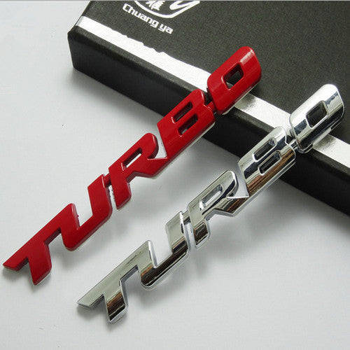 TURBO TURBO 3D Stereo Car Sticker