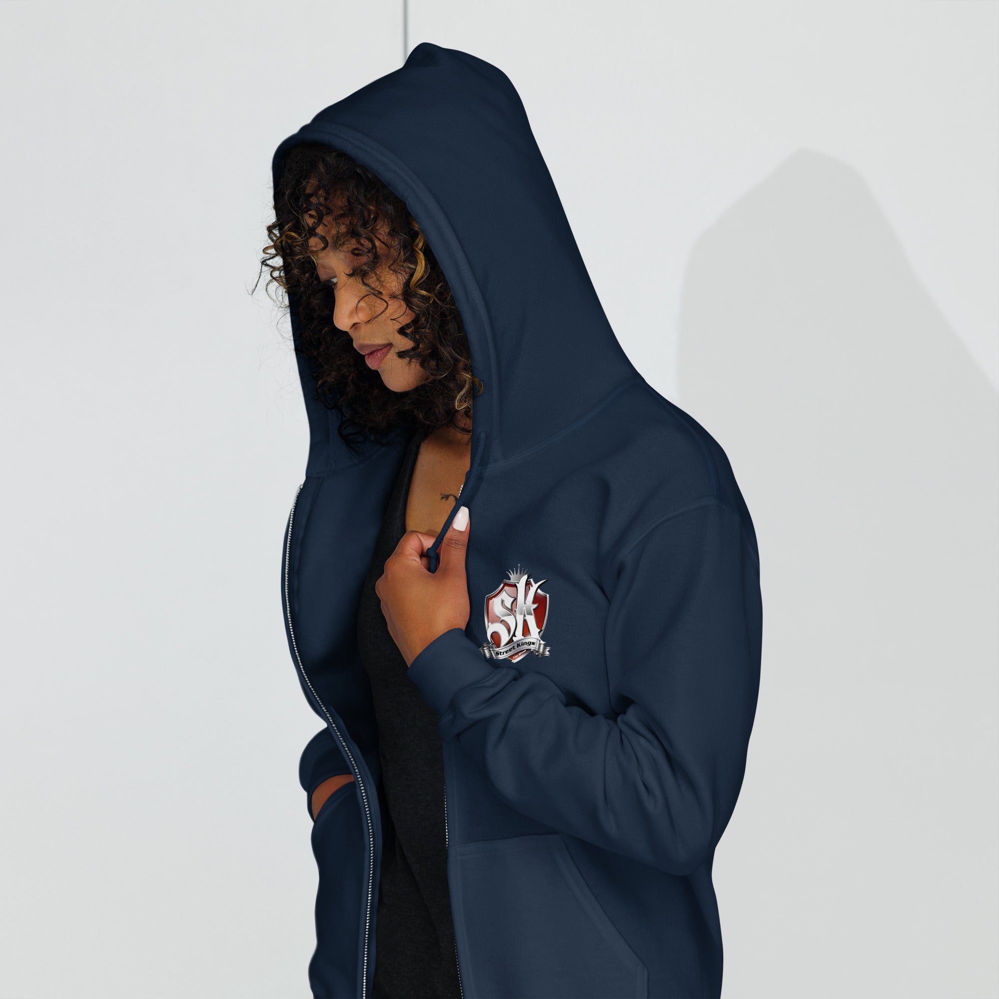 Unisex blend zip hoodie